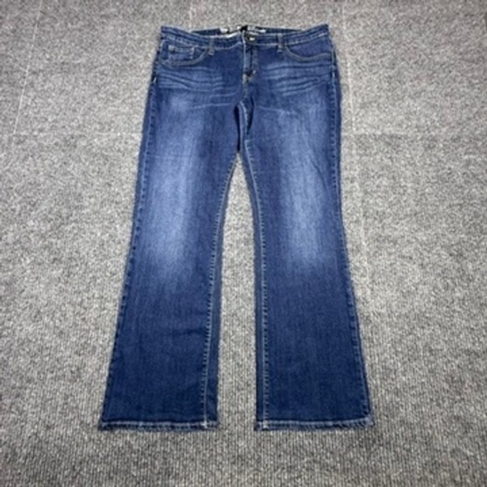 Gap Sexy Bootcut Fit Dark Indigo Jeans Womens 16/33R Blue Denim 158059-00